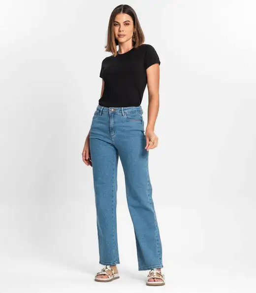 Blusa Feminina Cotton Leve Básica Rovitex Preto