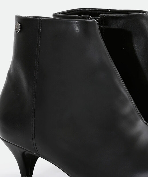 Bota Feminina Ankle Boot Salto Fino Via Uno