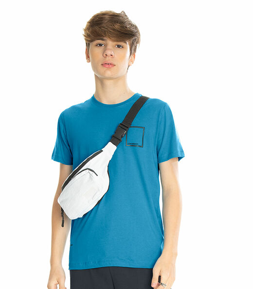 Camiseta Masculina Juvenil Virtual Rovitex Teen Azul
