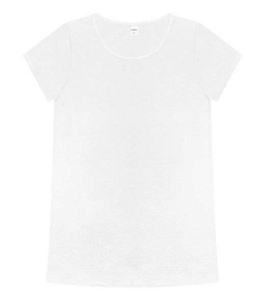Blusa Básica Alongada Feminina Rovitex Branco