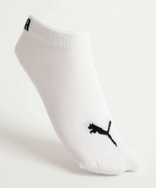 Kit 3 Pares Meias Infantil Invisíveis Puma