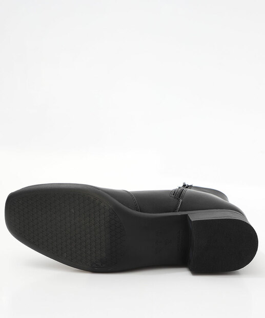 Bota Feminina Cano Curto Via Uno Preto