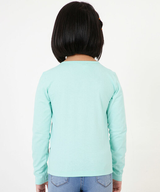 Camiseta Infantil Princesa Ariel Disney Tam 4 a 10