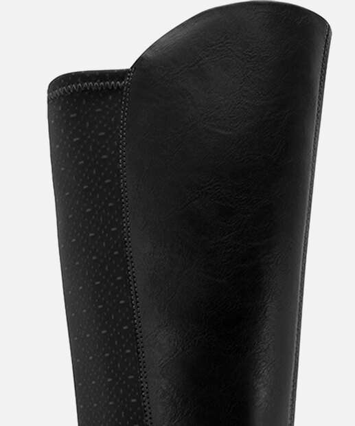 Bota Feminina Cano Alto Recorte Laser Comfortflex 