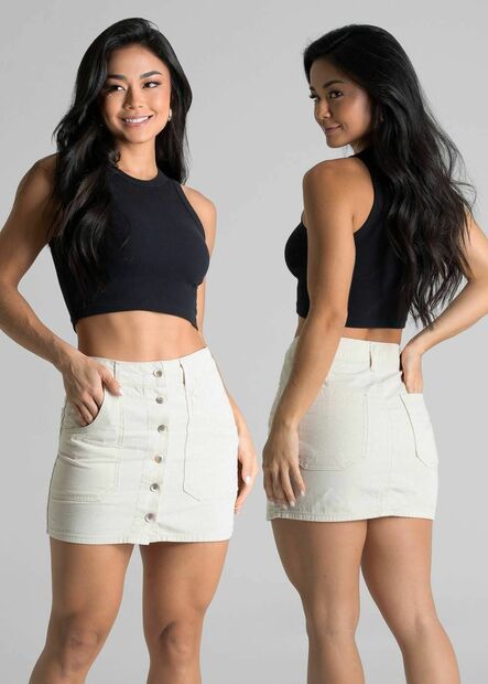 Saia Linho Sawary - 281152