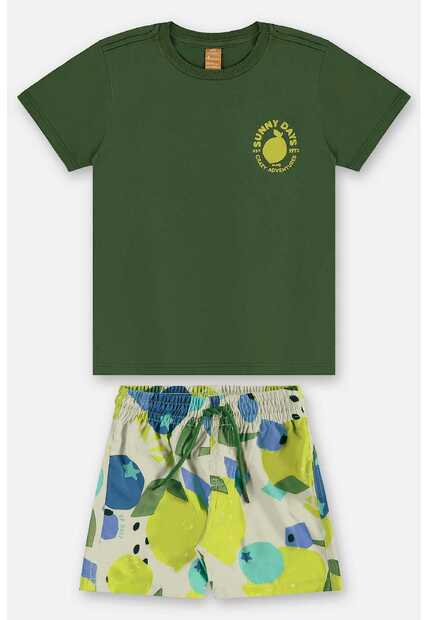 Conjunto Infantil Camiseta e Short Up Baby