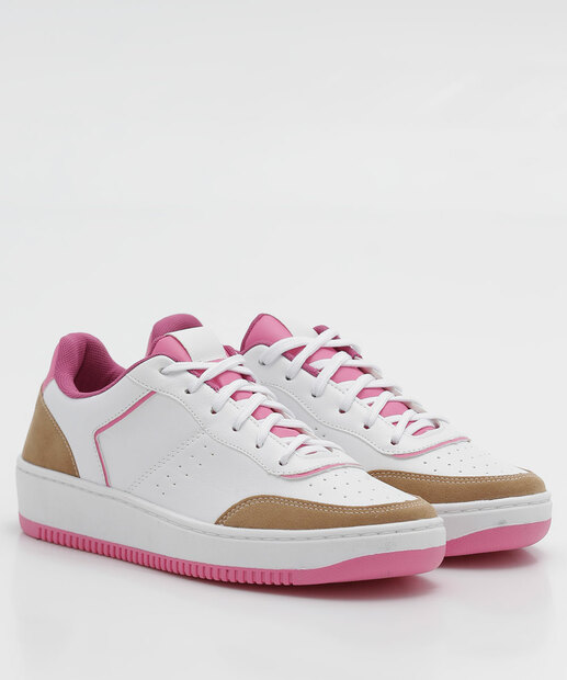 Tênis Casual Feminino Recorte Marisa