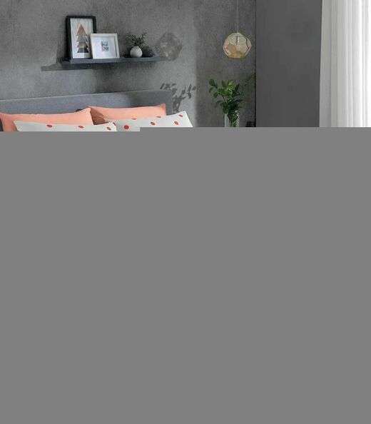 Jogo De Cama Queen Poá 150 Fios Lar E Lazer Branco