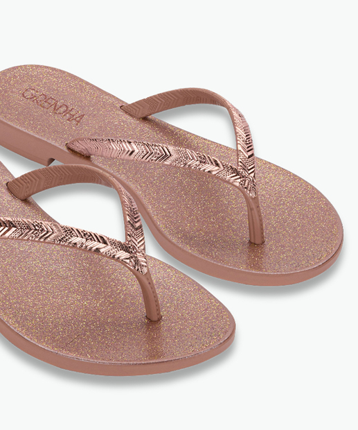 Chinelo Feminino Textura Grendha Rosê