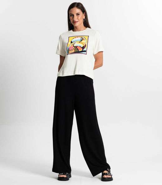 Calça Feminina Em Molecotton Rovitex Preto