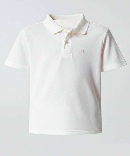 Image_Polo Infantil Manga Curta Marisa Tam 1 a 3 Off White