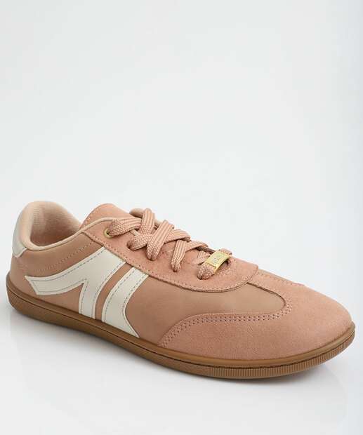 Image_Tênis Casual Feminino Recorte Moleca Marrom