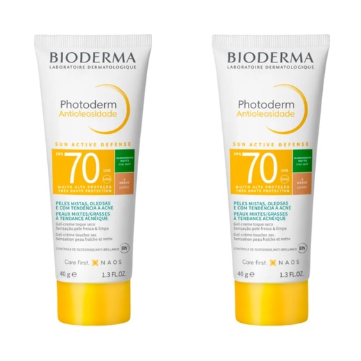 Image_Kit com 2 Unidades de Bioderma Protetor Solar Facial Photoderm Antioleosidade FP