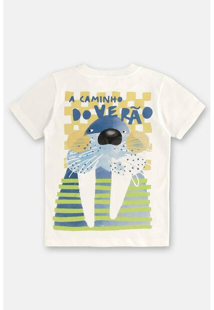 Conjunto Menino Camiseta e Calça Três e Já