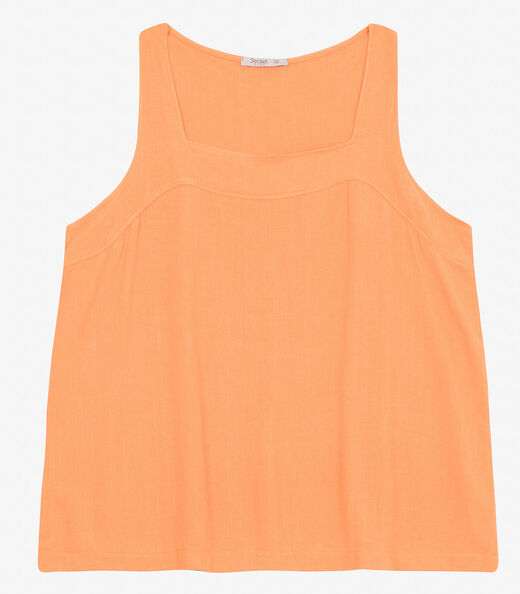 Regata Feminina Plus Size Secret Glam Laranja