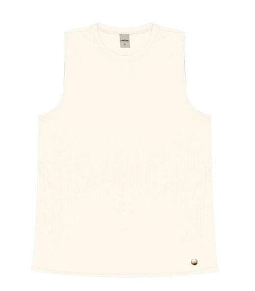 Regata Feminina Ribana Canelada Rovitex Bege