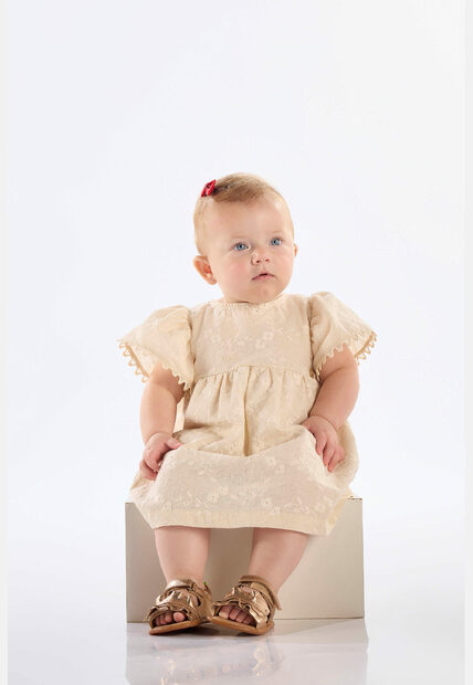 Vestido Bebê em Laise Evasê Up Baby