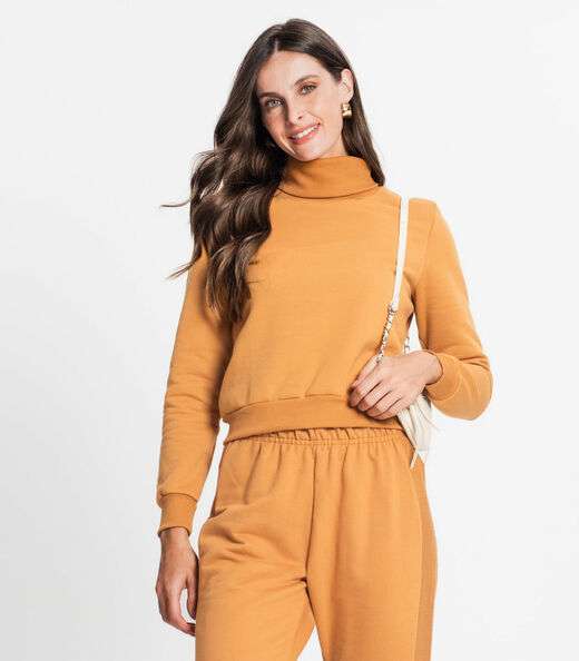 Image_Blusão Feminino Em Moletom Rovitex Marrom