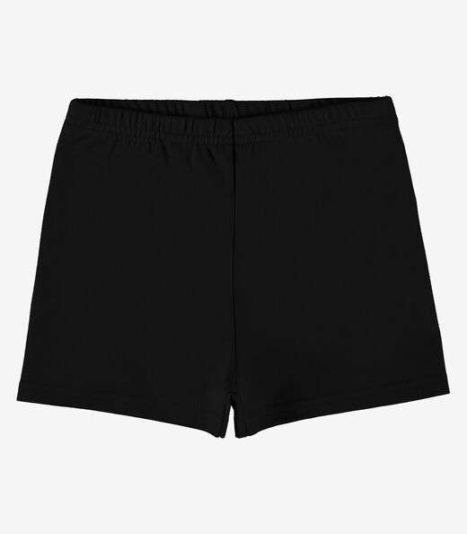 Shorts em Cotton Leve Rovi Kids Preto