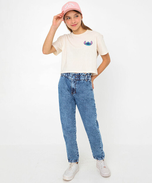 Image_Calça Juvenil Jeans Clochard Tam 10 a 16 Azul