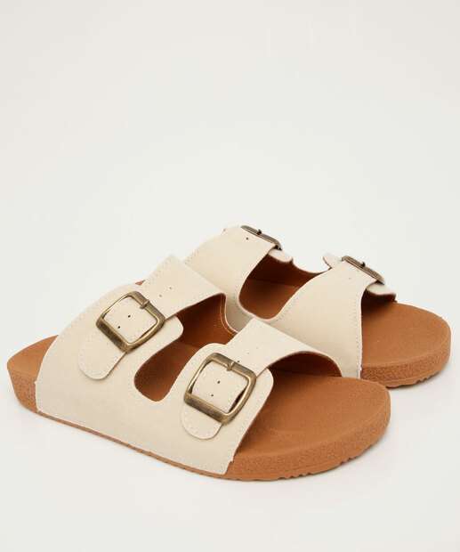 Rasteirinha Feminina Birken Fivelas Marisa