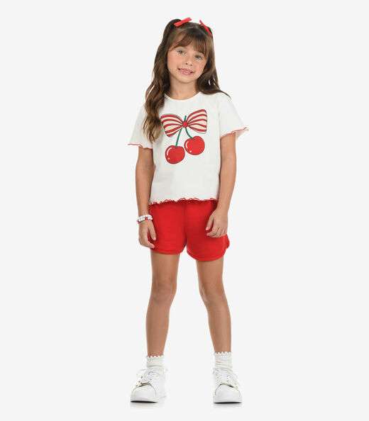 Blusa Feminina Cotton Rovi Kids Bege