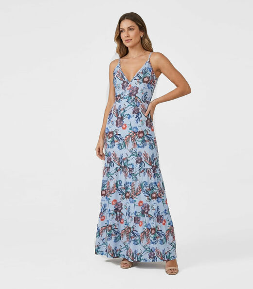 Image_Vestido Longo Feminino Transpassado Select Azul