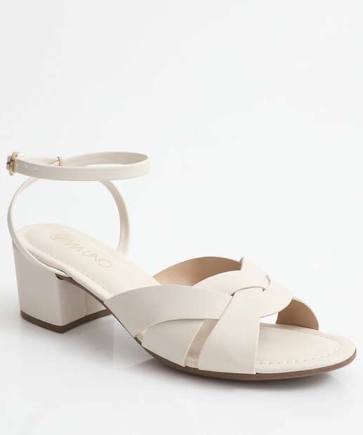 Image_Sandália Feminina Salto Grosso Via Uno Off White