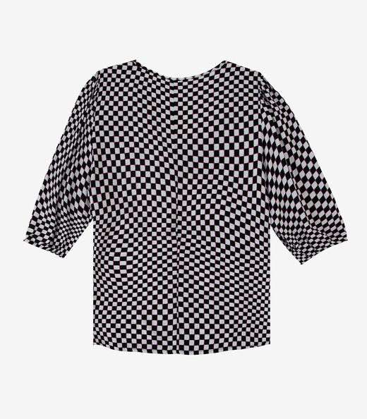 Blusa Manga Curta Infinita Cor Branco