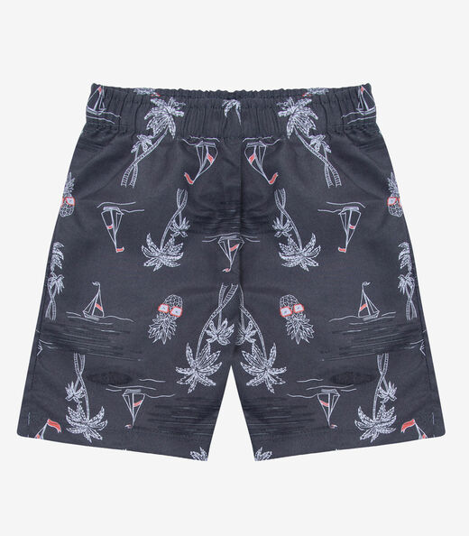 Image_Bermuda Menino Tactel Rovitex Kids Preto