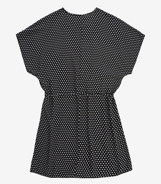 Vestido Feminino Estampado Infinita Cor Preto