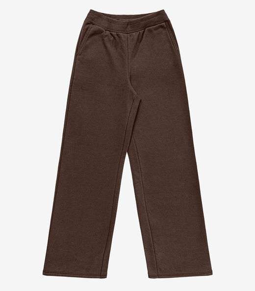 Calça Feminina em Moletom Rovitex Marrom