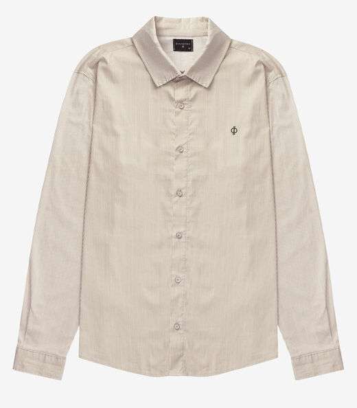 Camisa Manga Longa Diametro Marrom