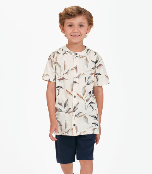 Image_Camiseta Menino em Meia Malha Trick Nick Bege