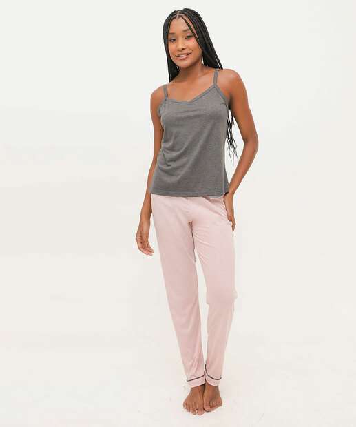 Pijama Feminino Alças Finas Marisa