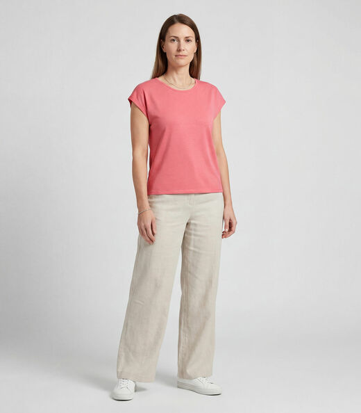 Blusa Feminina Ampla Infinita Cor Rosa