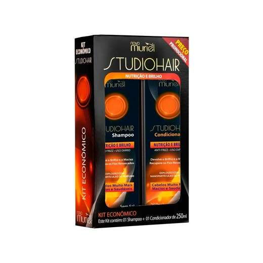 Image_Shampoo e Condicionador Studio Hair Nutrição e Brilho 250ml