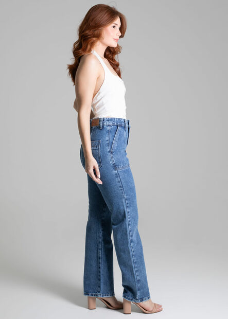 Calça Jeans Sawary Reta - 278086