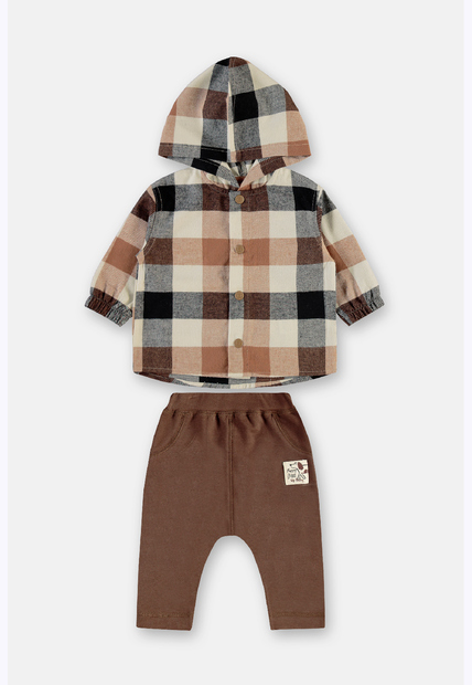Image_Conjunto Bebê Jaqueta Xadrez Up Baby