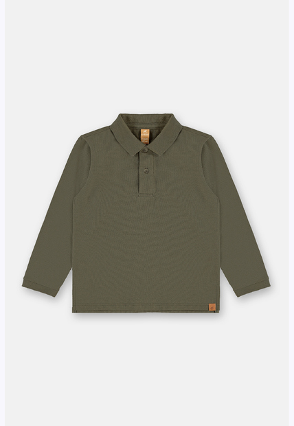 Polo Infantil Para Menino Em Piquet Up Baby
