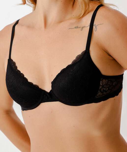 Sutiã Push Up Renda Marisa