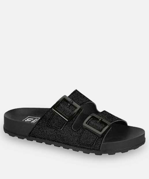 Image_Rasteirinha Feminina Birken Fivelas Glitter Moleca Preto