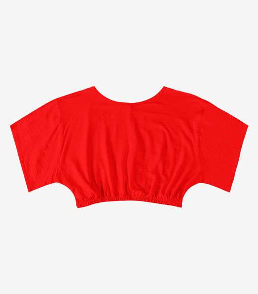 Blusa Feminina Em Viscose Infinita Cor Laranja