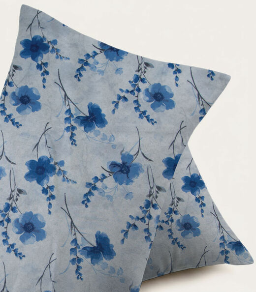 Jogo De Cama 4 Peças Supercal Queen Corttex Azul