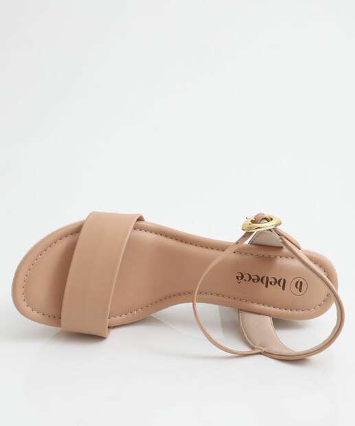 Sandália Feminina Meia Pata Bebecê Off White