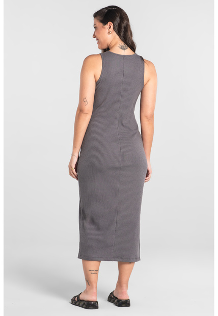 Vestido Adulto em Ribana Canelada Just Basic