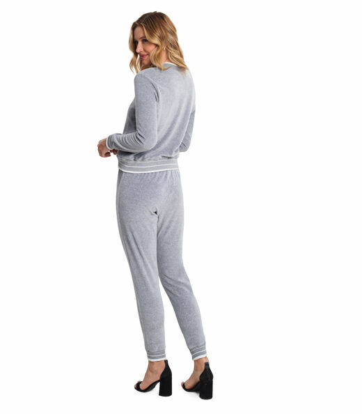 Conjunto Feminino Jaqueta com Calça Endless Cinza