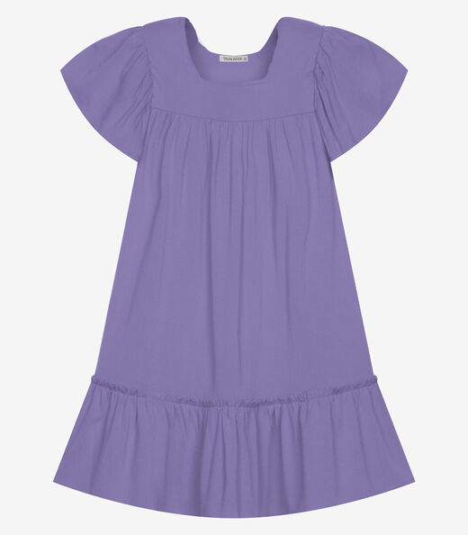 Image_Vestido Infantil Viscose Liso Trick Nick Roxo