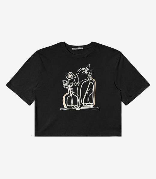 Image_Camiseta T-shirt Feminina Endless Preto