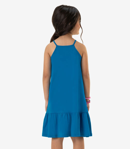 Vestido Infantil Summer Rovi Kids Azul